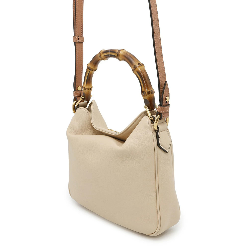 Gucci Bamboo Handbag Leather Diana